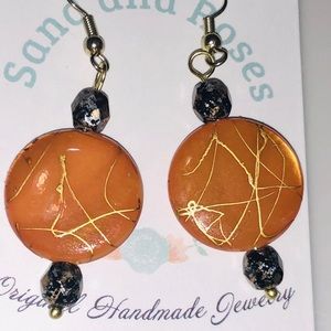 🧡Autumn color earrings🧡